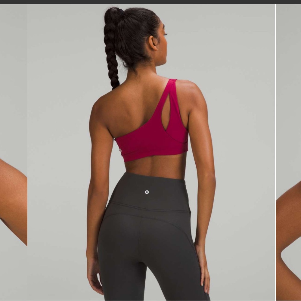 Lululemon Pink One-Shoulder Bra Size 6